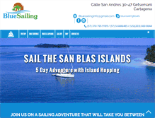 Tablet Screenshot of bluesailing.net